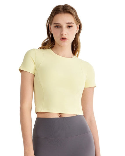 Yoga Clothing Top Women's Sports Short-sleeved T-shirt