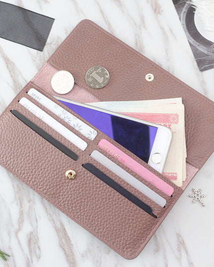 Long Multiple Card Slots Zipper Multifunctional Large-capacity Coin Purse