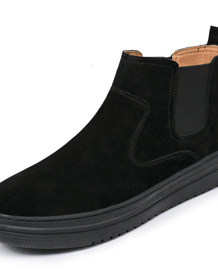 Men's Martin Boots Genuine Leather Mid-top