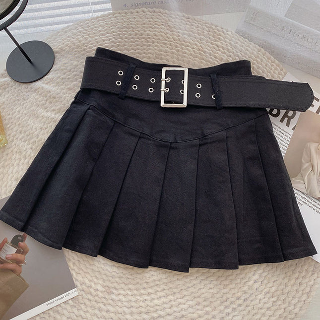 High Waisted Pleated Short Skirt For Women's New Versatile And Slimming Look
