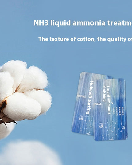 Long-staple Cotton Liquid Ammonia Short-sleeved T-shirt