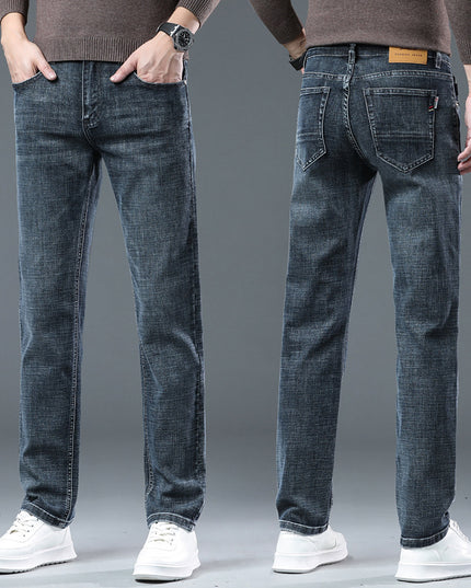 Men's Loose Straight Leg Summer Jeans