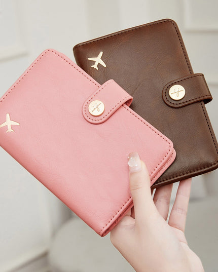 Bag Simple And Portable Multifunctional Passport Holder Fashion Document Storage Protective Cover