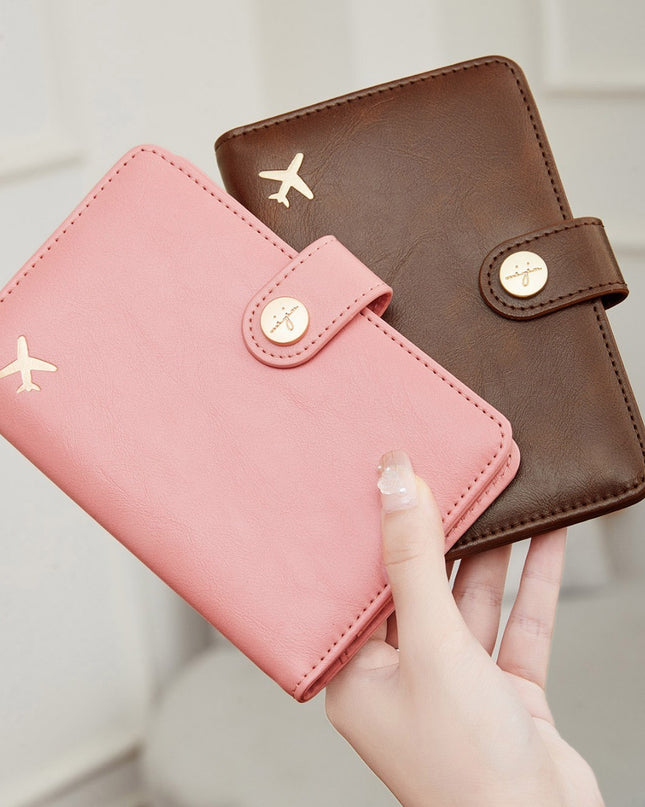 Bag Simple And Portable Multifunctional Passport Holder Fashion Document Storage Protective Cover