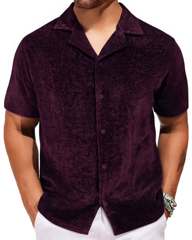 Men's Loose Trendy Short-sleeved Shirt