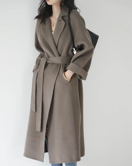 Fashion Loose Cool Woolen Coat Women