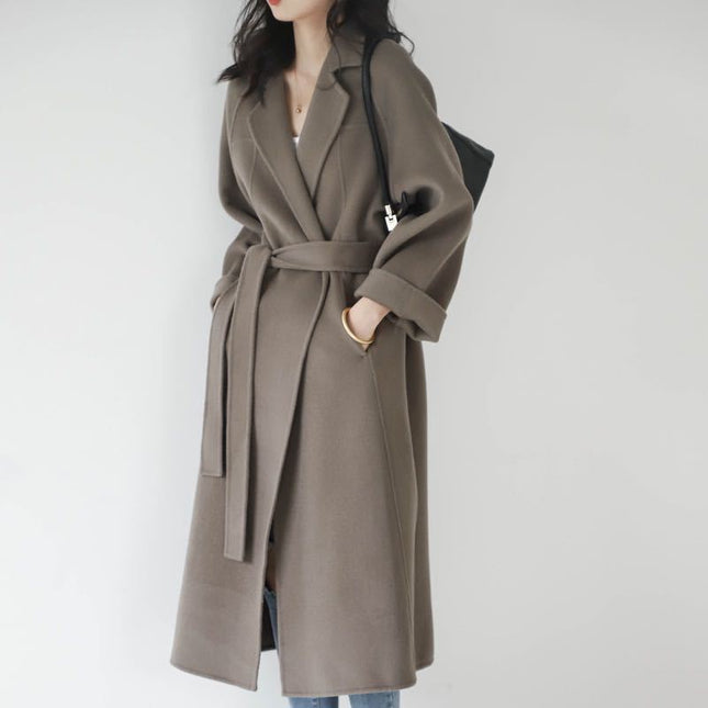 Fashion Loose Cool Woolen Coat Women