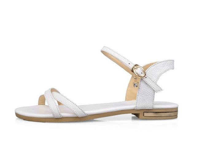 Women's Large Size Flat Toe Sandals