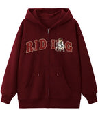 Wine Red with Velvet / M
