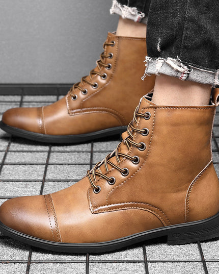 High-top British Casual Men's Shoes