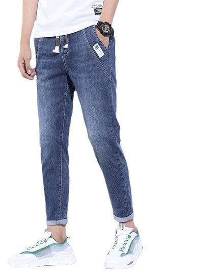 Denim Stretch Casual Men's Trousers Thin