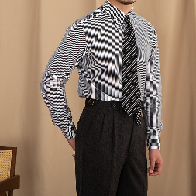 Commuter's All-matching Cotton Business Casual Long Sleeve Shirt