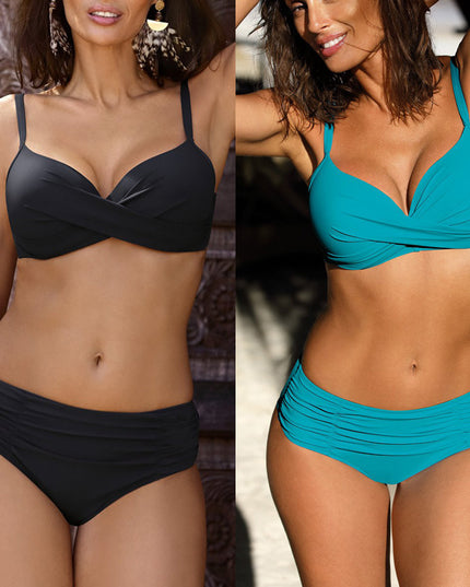 Summer Padded Triangle Cup Bikini Gym Swimsuit