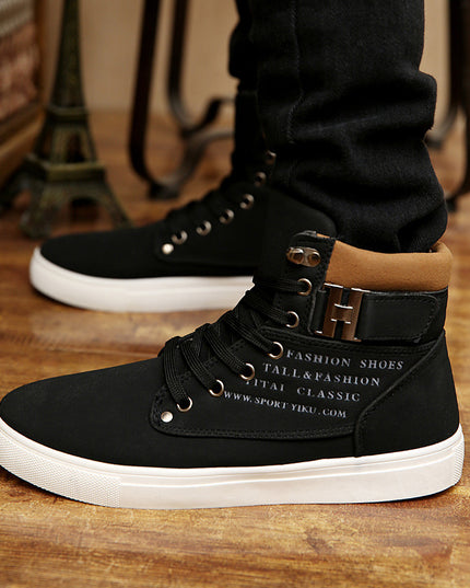 Martin Boots Men Lace-up Flat Shoes
