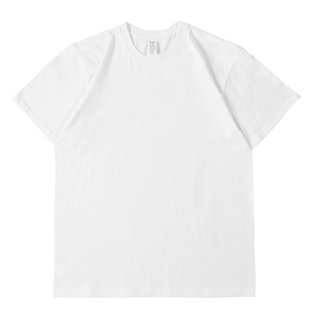 Pure Cotton Short Sleeve Solid Color Fashion Brand Loose Half Sleeve Blank T-shirt