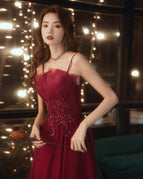 Wine red midlength