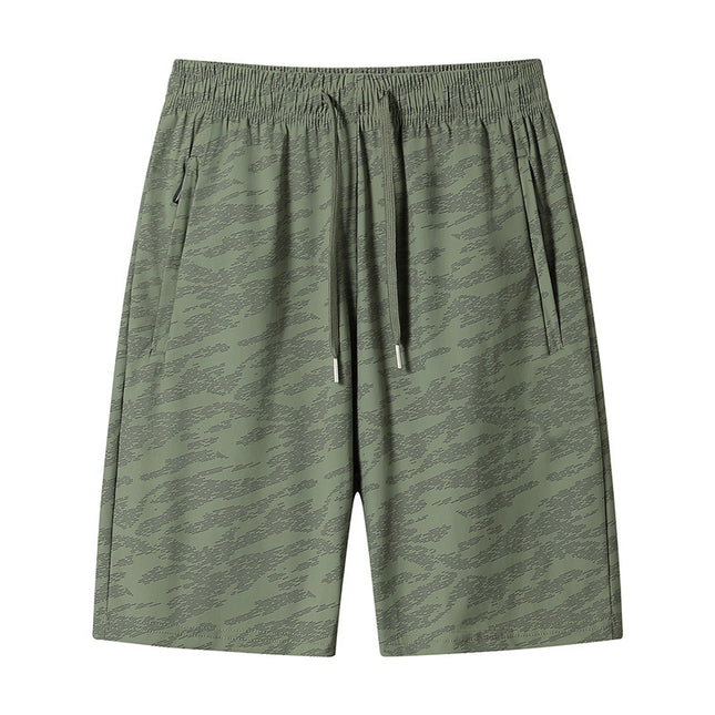 Fashion Personality Ice Silk Stretch Casual Pants Men