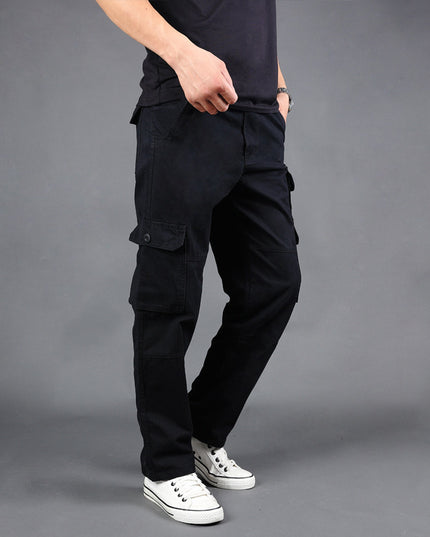 Men's Loose Large Multi Pocket Overalls