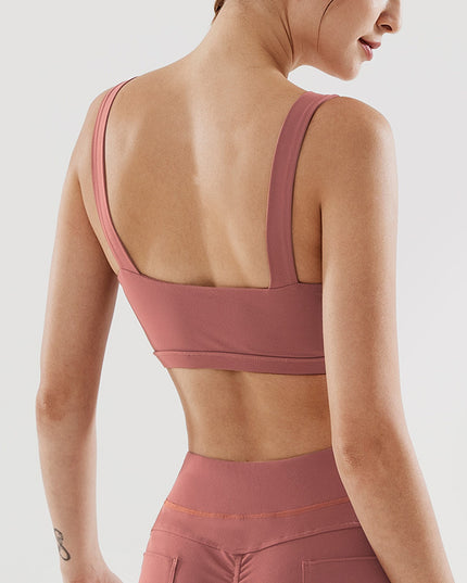 Rimless bra yoga blouse