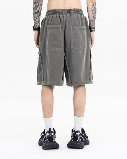 Retro Wash Sports Knee Length Shorts All-matching Loose