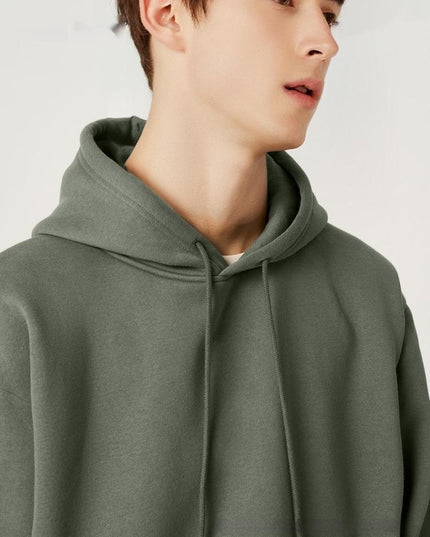 Fleece-lined Thick Hooded 10 Color Fleece Sweater Sweatpants
