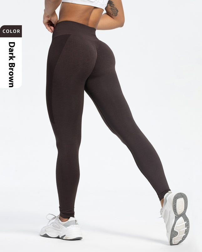 Women's Sports Fitness Pants Seamless Hip Raise High Waist Yoga Pants