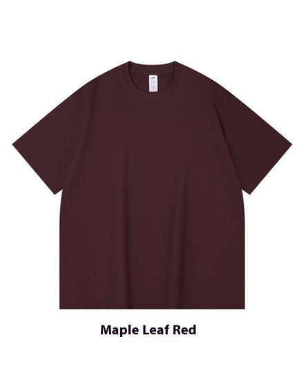 Cotton Heavy Round Neck Cultural T-shirt Advertising Shirt
