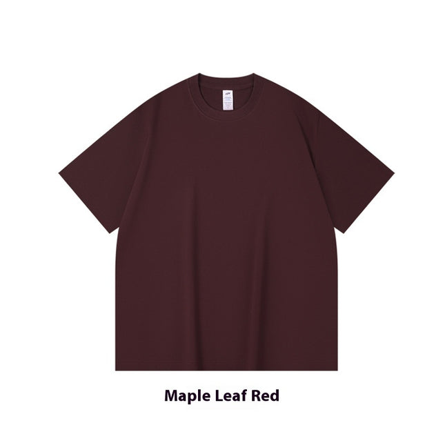 Cotton Heavy Round Neck Cultural T-shirt Advertising Shirt