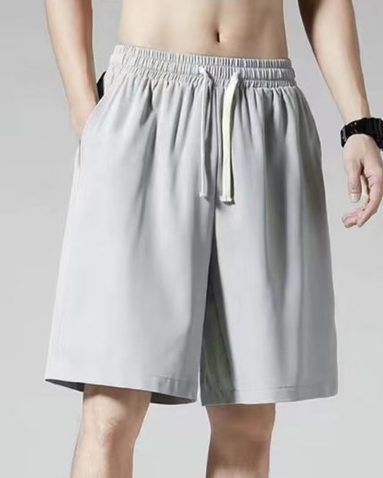 Cropped Pants Men's Thin Loose Large Size Sports Shorts