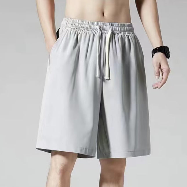 Cropped Pants Men's Thin Loose Large Size Sports Shorts
