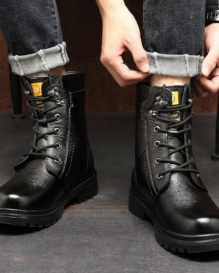 Plus Fleece Warm Cotton Boots High Top