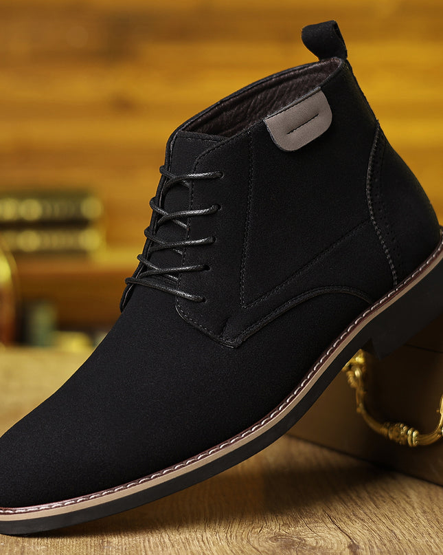 Martin Boots Men's British Style High-top Leather Shoes