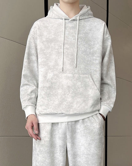 Men's Hooded Sweater Set Casual All-matching