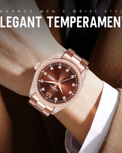Log Series Diamond Disc Quartz Women's Watch