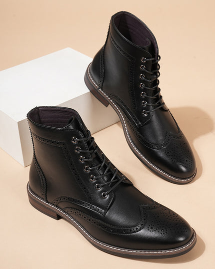 Autumn And Winter New Retro High-top Men's Work Ankle Boots
