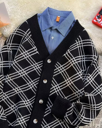 Japanese Sweater Men's Idle Style Autumn