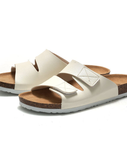 Men's Cork Slippers Slippers Velcro