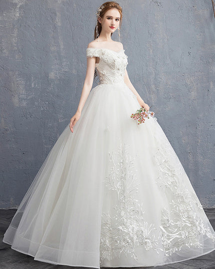One-shoulder Bride Was Thin, High-waisted, Pregnant Women, Simple And Small, Tailed