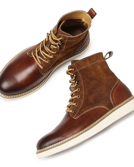 Retro Men's High-top Shoes American Tooling Boots