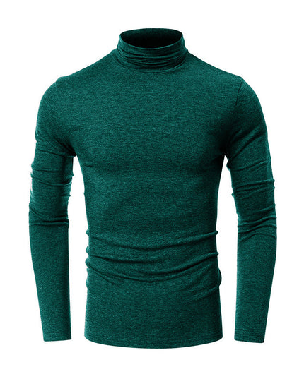 Turtleneck Men's European And American Long Sleeve T-Shirt