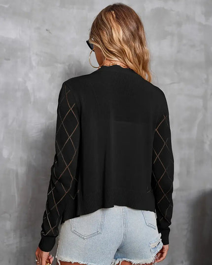 A Cold-themed Cardigan Top