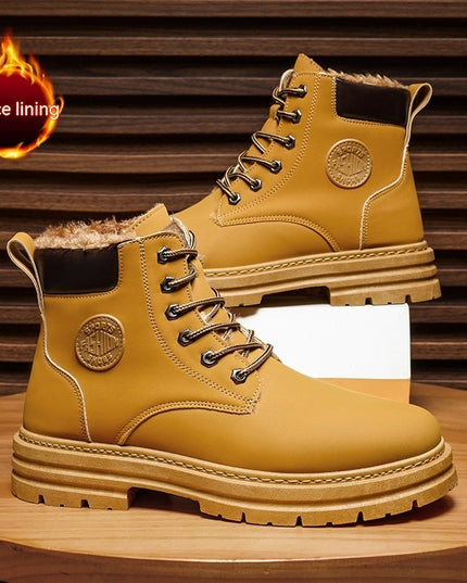 Men's High-top Warm Martin Boots Thickened