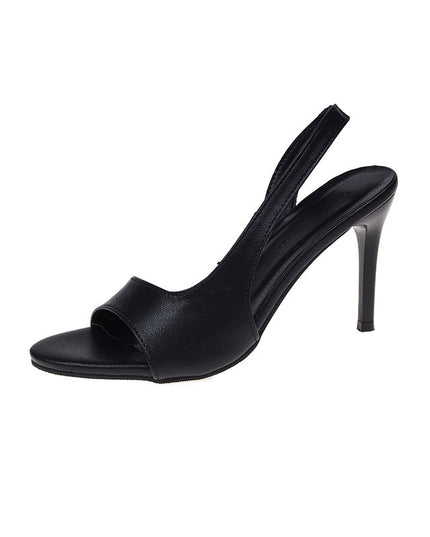 Summer New Style Pointed Toe French Style Plus Size Outer Wear High Heel Sandals For Women