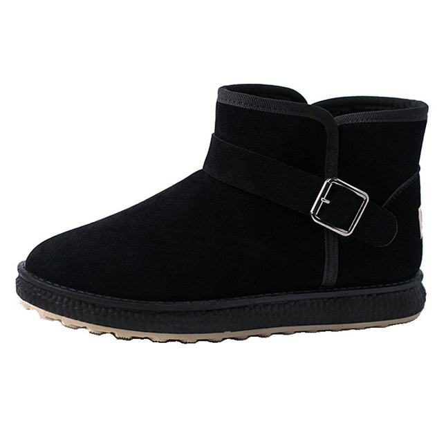 Snow Boots Men's Fur Warm Plush And Anti-skid