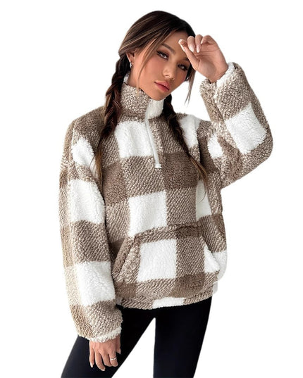 Plush Loose And Warm Casual Women's Sweater
