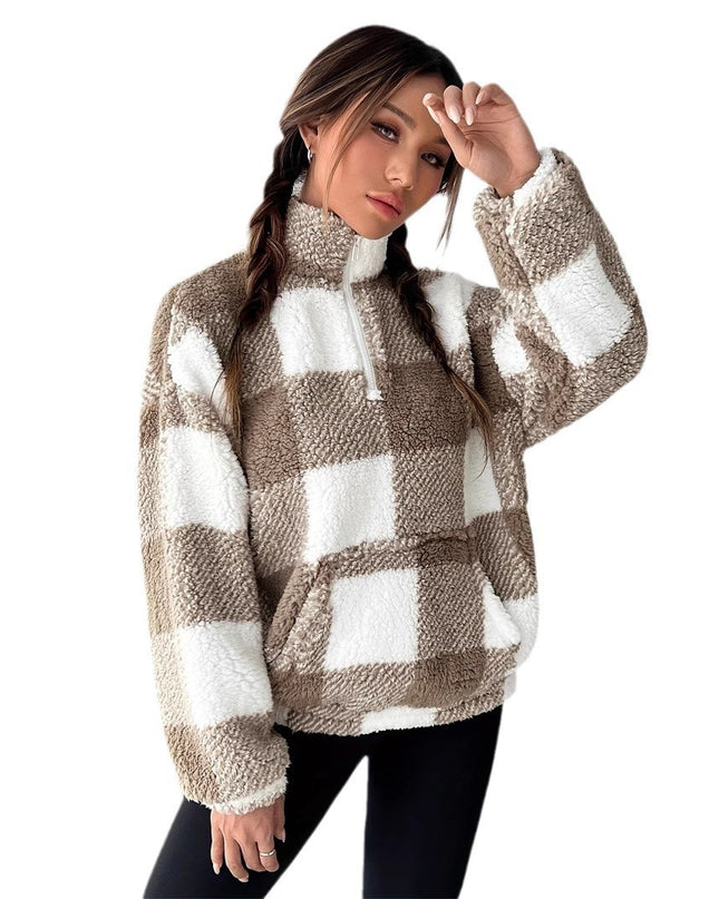 Plush Loose And Warm Casual Women's Sweater
