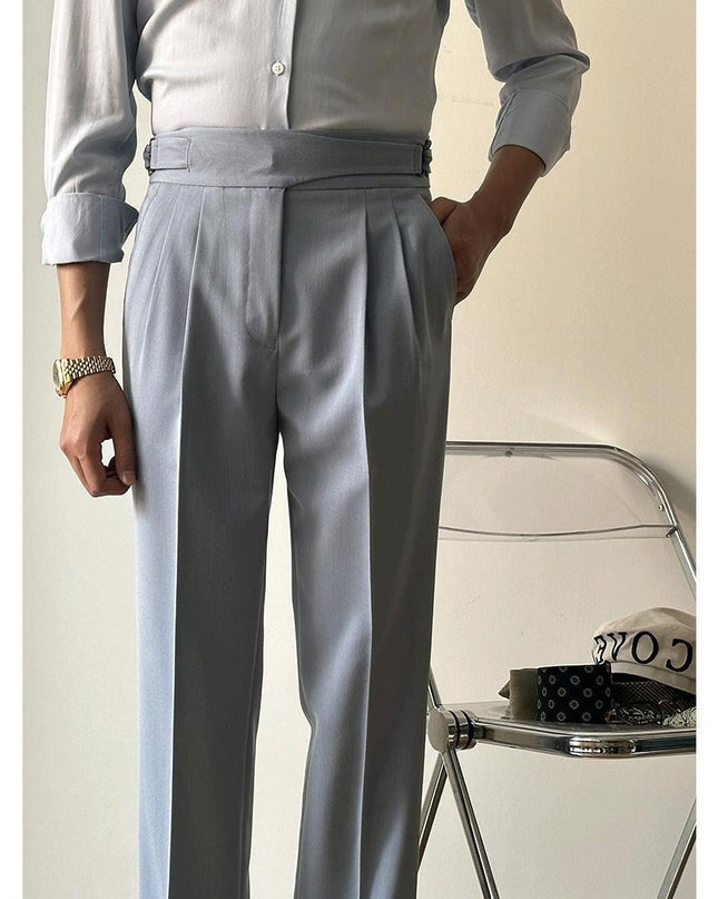 High Waist Slim Fit Business Casual Trousers
