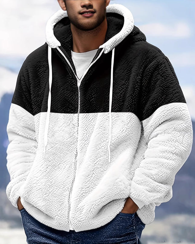 Men's Double-sided Fleece Thermal Jacket