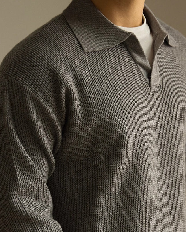 Heavy High-grade V-neck Sweater Pullover