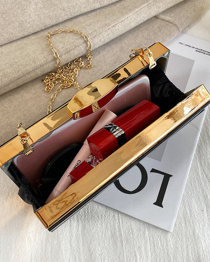 Women's High-end Patch Acrylic Evening Bag